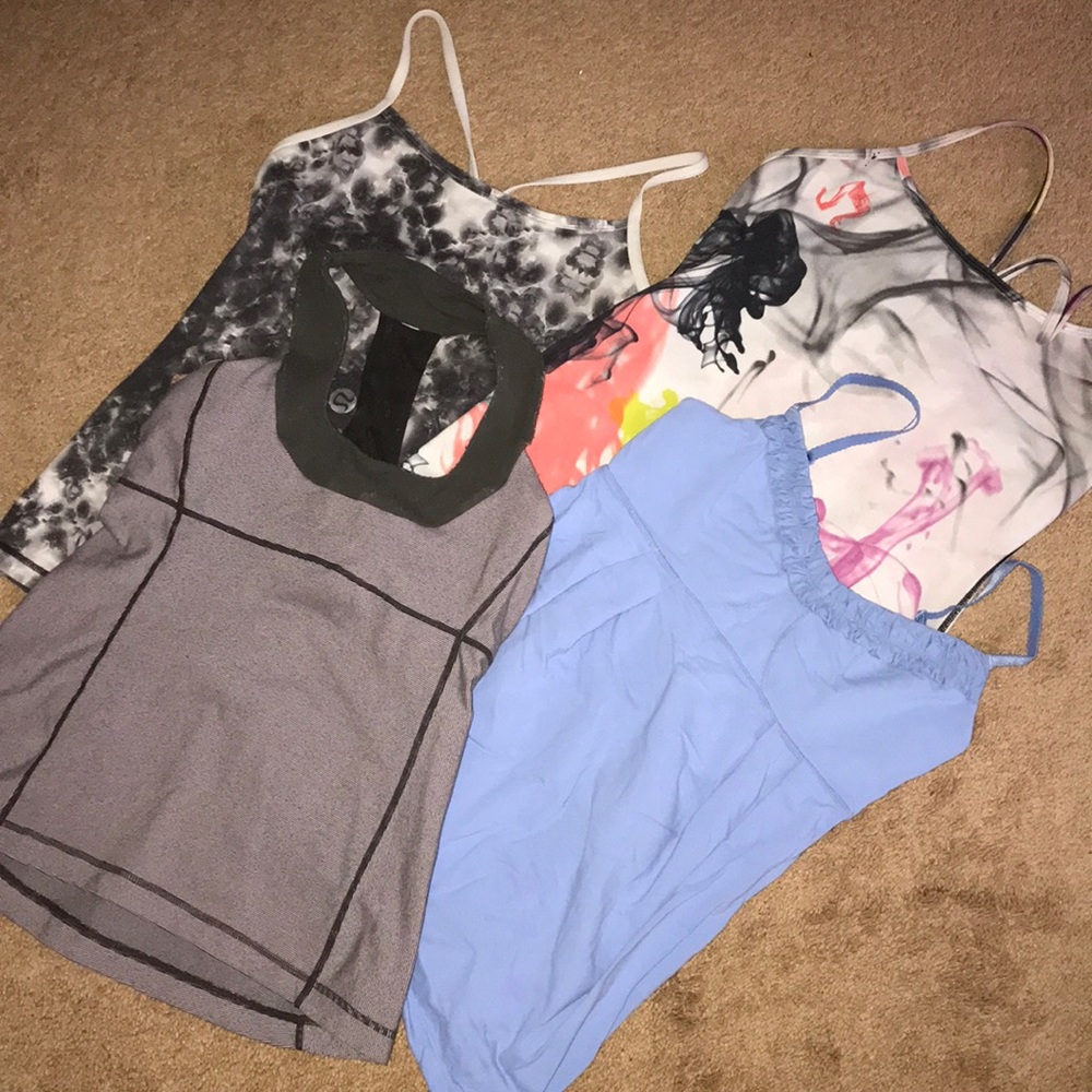 Set of 4 lululemon tops